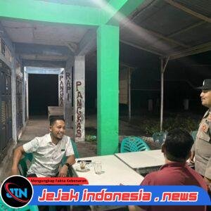 Patroli Dialogis Polsek Sawang Cegah Guantibmas di Lokasi Keramaian