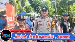 Personil Polsek Purwakarta Amankan Kegiatan Car Free Day di Jl. KH. Yasin Beji, Pastikan Kenyamanan Warga