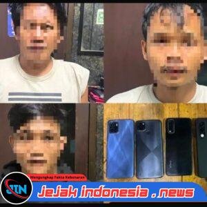 Spesialis Pembobol Rumah Warga Dibekuk, Polisi Amankan Motor dan 4 Handphone