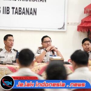 Pertegas Tugas dan Integritas, Kalapas Tabanan Berikan Penguatan Jajaran