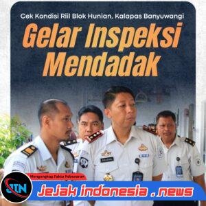 Kalapas Banyuwangi Pimpin Sidak Blok Hunian, Pastikan Keamanan dan Kondisi Warga Binaan Tetap Kondusif