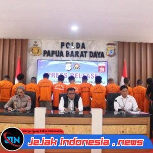 Resahkan Warga Sorong, Polda Papua Barat Daya Bongkar Sindikat Curanmor dan Begal, 16 Tersangka Berhasil Diamankan