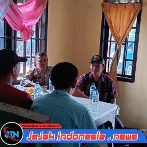 Kapolsek Silou Kahean Ajak Warga dan Karyawan PTPN IV Perangi Premanisme dan Narkoba Melalui Patroli Dialogis