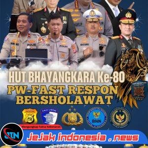 Sambut HUT Bhayangkara ke-80, PW-FRN Gelar Doa dan Sholawat Akbar Bersama Puluhan Ribu Jemaah di Banyuwangi