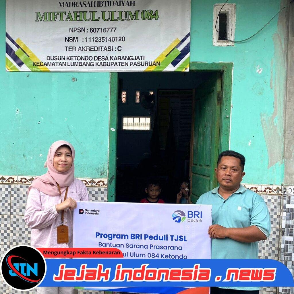 *BRI Pasuruan Hadirkan Semangat Baru Belajar melalui Bantuan Sarana Prasarana MI Miftahul Ulum Desa Karangjati*