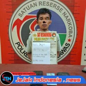 Pria Pengedar Sabu Diamankan Satresnarkoba Polres Palas