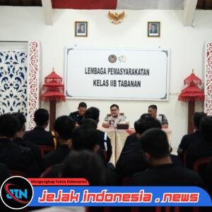 Evaluasi dan Koordinasi, Kalapas Tabanan Rapatkan Jajaran Pengamanan