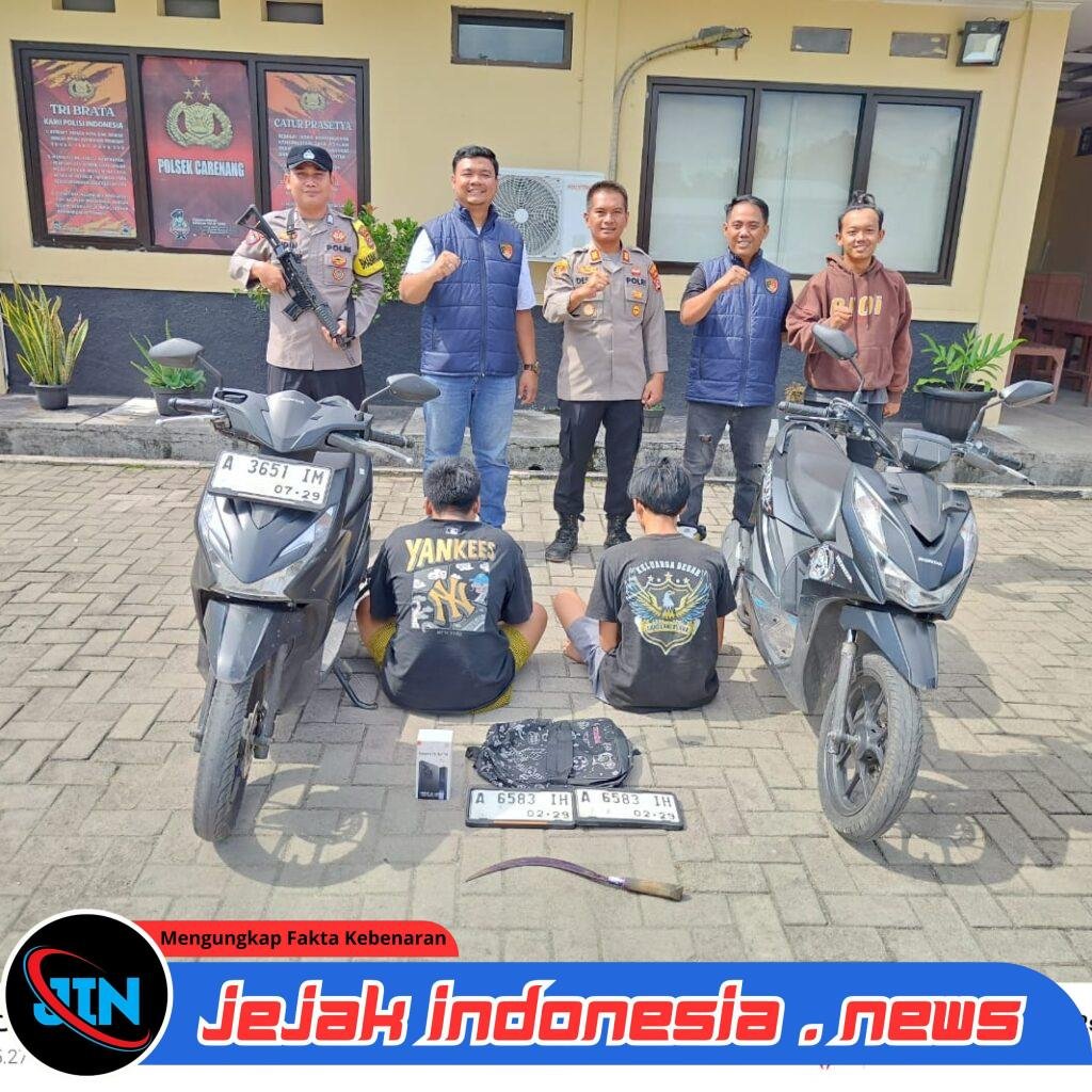 Polsek Carenang Ungkap Kasus Curas dan Curanmor Dua Pelaku di Amankan