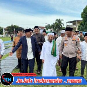 Kapolres Simalungun Sholat Idul Adha Bersama Forkopimda, Wujud Nyata Sinergitas TNI-Polri dan Pemerintah Daerah