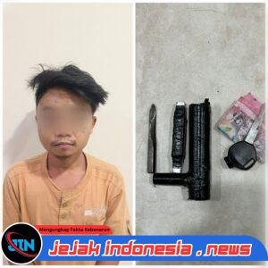 *Polsek Grogol Petamburan Amankan Pelaku Curanmor di Kawasan Terminal Grogol*