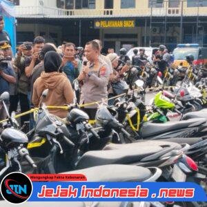 Polrestabes Amankan 138 Kendaraan Bermotor  Dari 8 Gudang
