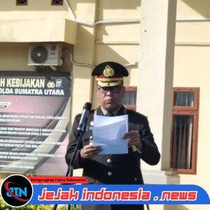 Kapolres Padang Lawas Pimpin Upacara Hari Lahir Pancasila 2026
