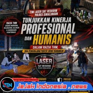 Tim Laser Sat Reskrim Polres Simalungun Tunjukkan Kinerja Profesional dan Humanis dalam Razia THM, Dua Pengunjung Positif Urine Diamankan