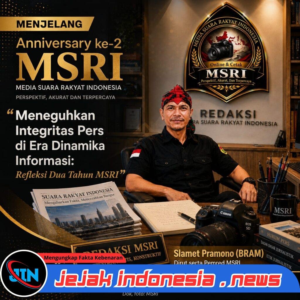 Menjelang Anniversary ke-2 Media Suara Rakyat Indonesia (MSRI) Mengusung Tema “Meneguhkan Integritas Pers di Era Dinamika Informasi: Refleksi Dua Tahun MSRI”