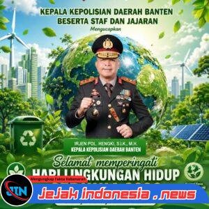 *Peringati Hari Lingkungan Hidup Sedunia, Kapolda Banten Ajak Masyarakat Peduli Lingkungan*
