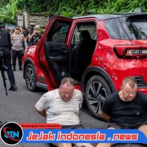 Dua WN Rusia Diduga Terkait Jaringan Narkotika Diamankan Usai Kejar-kejaran Dramatis di Bangli