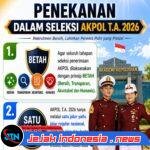 Penerimaan Anggota Polri T.A 2026 Terapkan Prinsip BETAH*