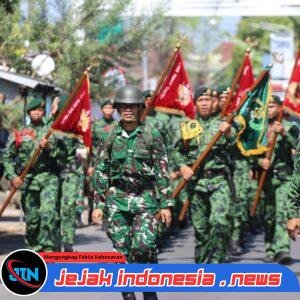 Yonif 515 UTY/9/2 Kostrad Gelar Tradisi Penyambutan “Macan Kumbang 47”, Wujud Penanaman Jiwa Korsa dan Kebanggaan Satuan