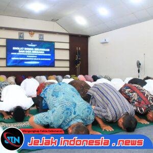 Lapas Banyuwangi Kompak Gelar Salat Dhuha Berjemaah, Bentengi Institusi dengan Doa Keselamatan