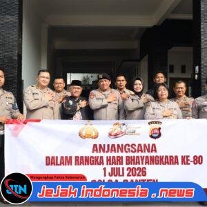Sambut Hari Bhayangkara Ke-80, Polda Banten Anjangsana ke Purnawirawan Polri