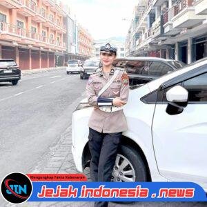 Inilah Sosok Keponakan Agus Flores, Rheinda Natacia Grosandra Nosi, Kini Bertugas di SPRI Dirlantas Polda Sulut