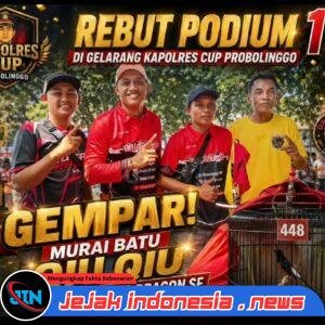 DRAGON SF Gemparkan Kapolres Cup Probolinggo, Qiu Qiu Rebut Podium Juara 1 Murai Batu