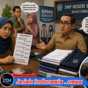 SPMB SMPN 1 Genteng Diwarnai Keluhan Biaya Seragam yang Dinilai Memberatkan