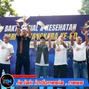 Jelang HUT ke-80 Bhayangkara, Alumni Akpol ’90 Dhira Brata Gelar Bakti Sosial dan Kesehatan di Megamendung