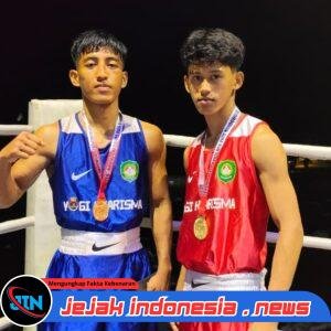 Petinju Bersaudara Asal Jember Sabet Juara 1 di Kejuaraan Tinju Jawa-Bali Piala Kapolres Bondowoso 2026