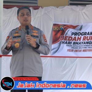 Kapolda Babel Ajak Warga Belitung Timur Manfaatkan Layanan Call Center 110