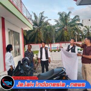 Jaga Kuota Tepat Sasaran, Sat Reskrim Polres Padang Lawas Sebar Spanduk Larangan Penyalahgunaan BBM Bersubsidi
