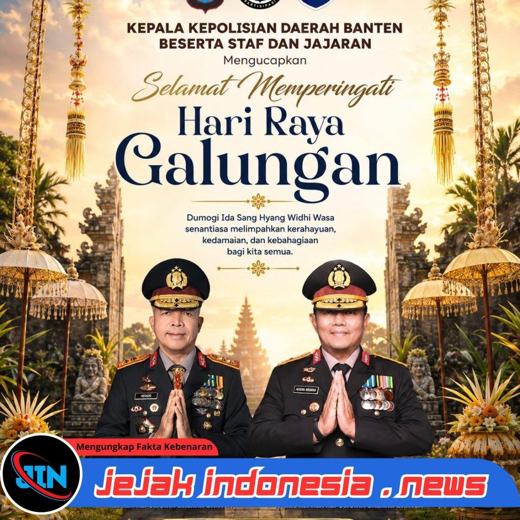 *Hari Raya Galungan 2026, Kapolda Banten Doakan Kebahagiaan dan Kedamaian bagi Semua*