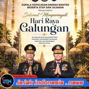 *Hari Raya Galungan 2026, Kapolda Banten Doakan Kebahagiaan dan Kedamaian bagi Semua*