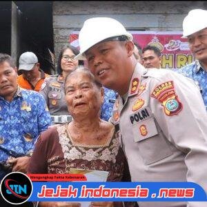 Sambut Hari Bhayangkara ke-80, Kapolres Simalungun Gelar Bedah Rumah untuk Nenek 76 Tahun yang Tinggal di Hunian Tak Layak
