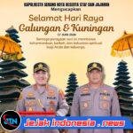 Kapolresta Serang Kota beserta jajaran mengucapkan selamat hari raya Galungan