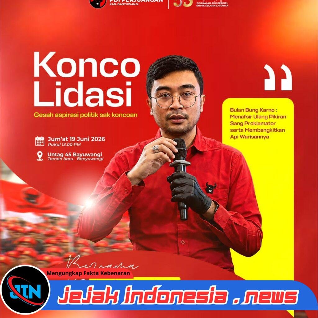 Konco Lidasi: Gesah Aspirasi Politik Sak Koncoan” Digelar di Banyuwangi, Angkat Semangat Bulan Bung Karno