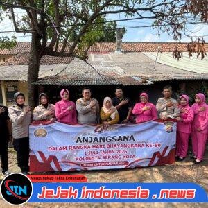 Sambut Hari Bhayangkara ke-80, Kapolresta Serang Kota Laksanakan kegiatan Anjangsana
