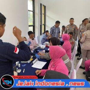 Polres Serang Gelar Bhakti Kesehatan Donor Darah Sambut HUT Bhayangkara ke-80 Tahun 2026