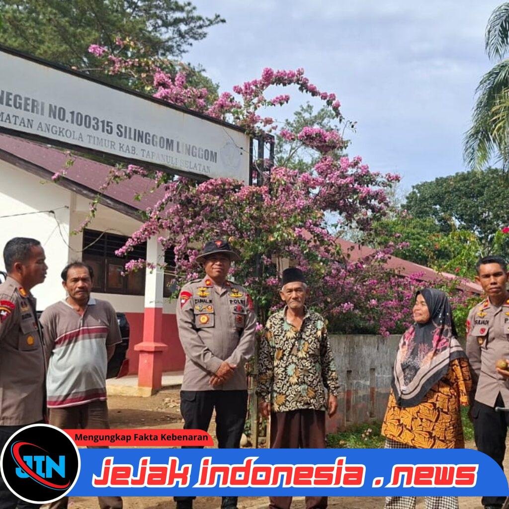 Dalam Rangka HUT Bhayangkara Ke – 80 Sat Brimob Polda Sumut Gercep Bangun Sanitasi Air Bersih Bagi Pelajar SD Di Kec. Angkola Timur.