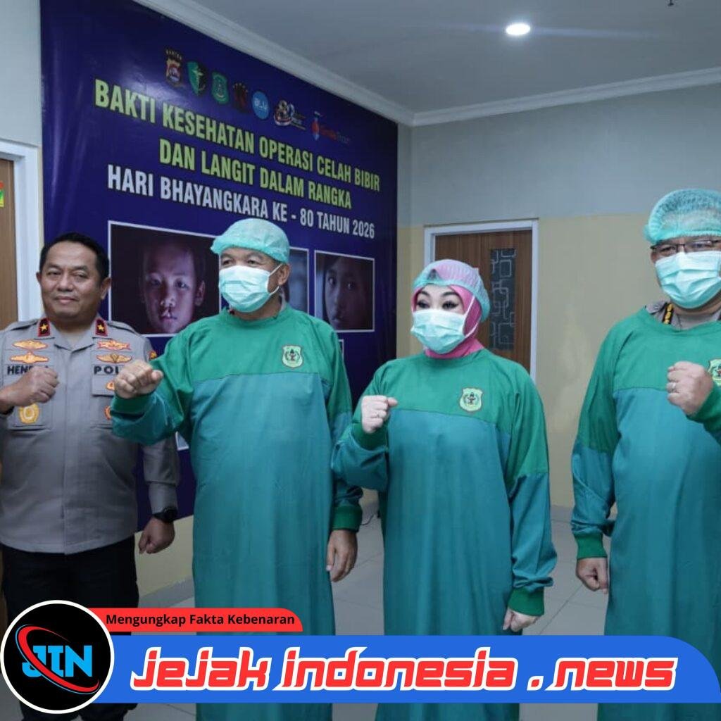 *Sambut HUT Bhayangkara ke-80, Polda Banten Wujudkan Harapan 25 Anak Melalui Operasi Bibir Sumbing*