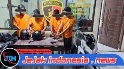 Sindikat Curanmor Antar Wilayah Dibongkar, Empat Pelaku Ditangkap Unit Reskrim Polsek Berastagi
