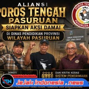 ALIANSI POROS TENGAH PASURUAN SIAPKAN AKSI DAMAI DI CABANG DINAS PENDIDIKAN PROVINSI Soroti Transparansi Anggaran dan Kritik Keras Sistem Penerimaan Siswa Baru yang Dinilai Belum Berkeadilan