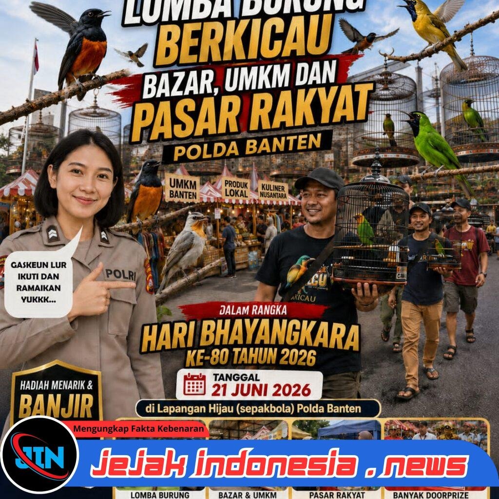 Polda Banten Gelar Lomba Burung Berkicau, Bazar UMKM dan Pasar Rakyat Sambut Hari Bhayangkara ke-80*