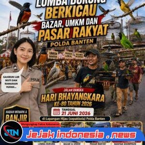 Polda Banten Gelar Lomba Burung Berkicau, Bazar UMKM dan Pasar Rakyat Sambut Hari Bhayangkara ke-80*