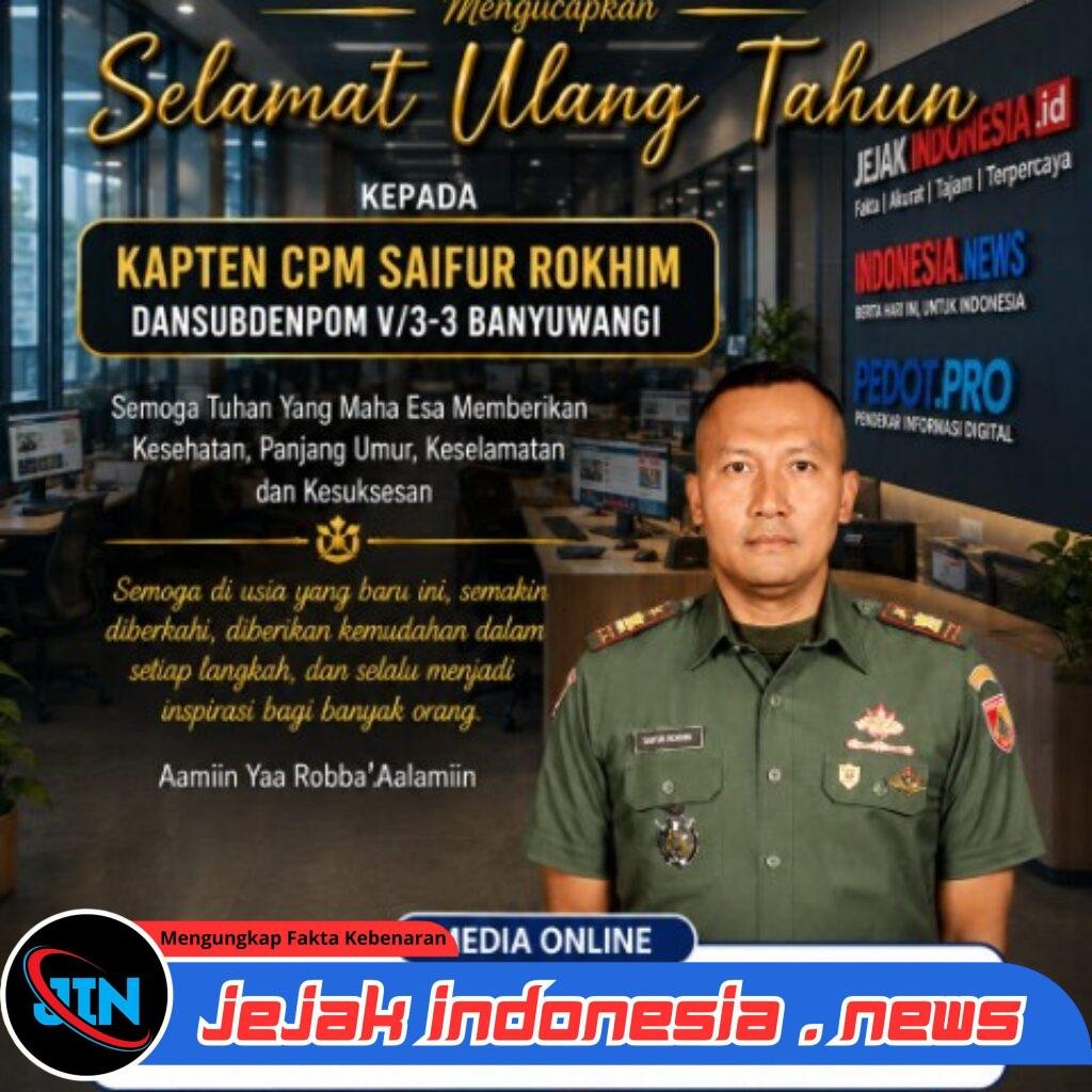 PT Cahaya Pers Group Sampaikan Ucapan Selamat Ulang Tahun kepada Kapten CPM Saifur Rokhim