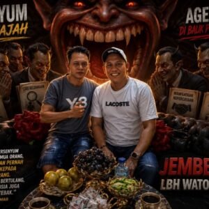 SENYUM DI WAJAH, AGENDA DI BALIK PUNGGUNG