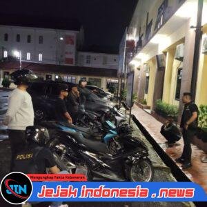 Saat Patroli,Polres Pematangsiantar Amankan Tiga Sepedamotor Knalpot Brong