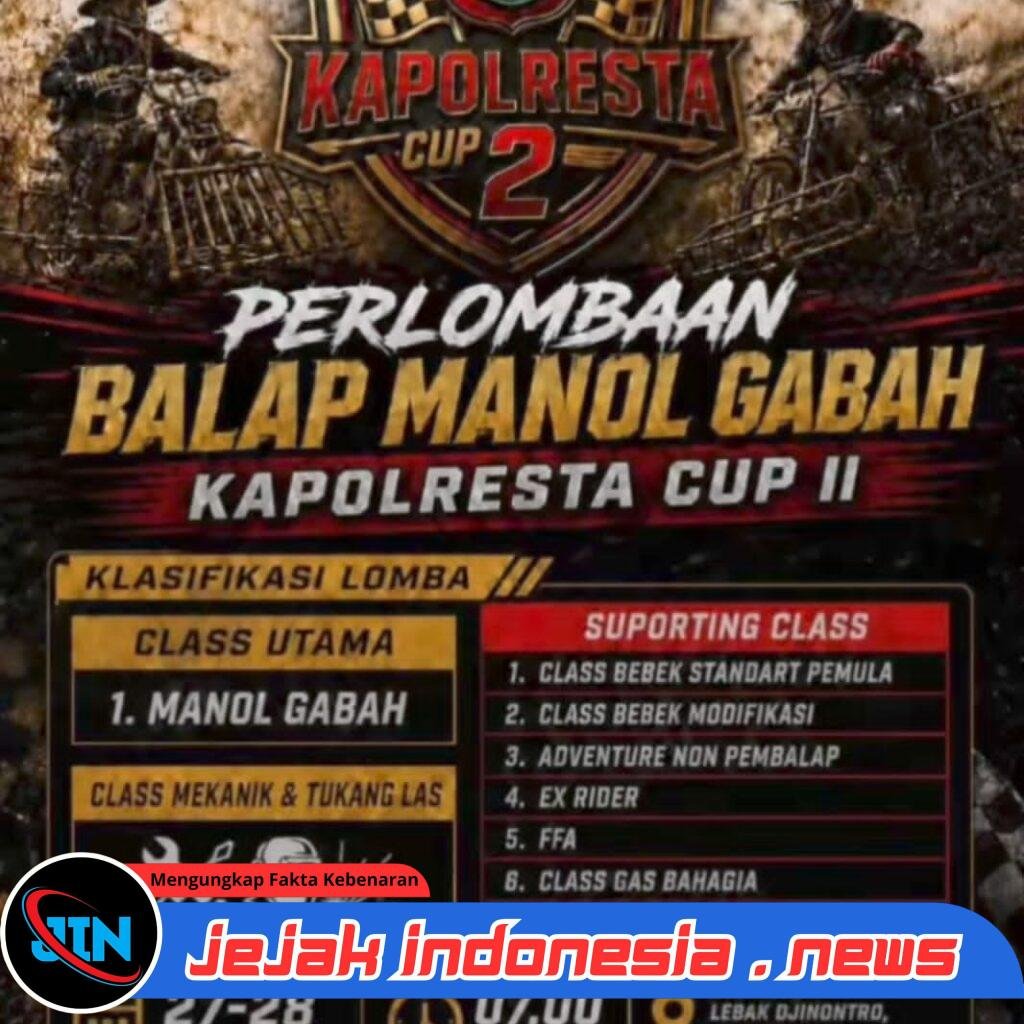 Kapolresta Cup II: Balap Manol Gabah Kembali Digelar, Wadah Silaturahmi dan Adu Ketangkasan Pecinta Trail Banyuwangi