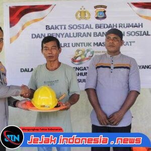 Sambut Hari Bhayangkara ke-80, Polda Sulteng Canangkan Program Bedah Rumah Warga Tak Layak Huni