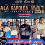 Sambut Hari Bhayangkara ke-80, Atlet Karate Polresta Banyuwangi Borong Medali di Kapolda Jatim Cup 2026